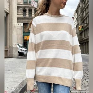 Brandy Melville - Brianna Cotton Thick Stripe Sweater